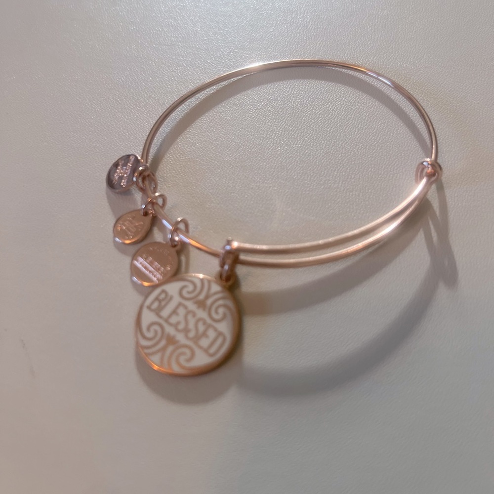 Alex and Ani rose gold bracelet
